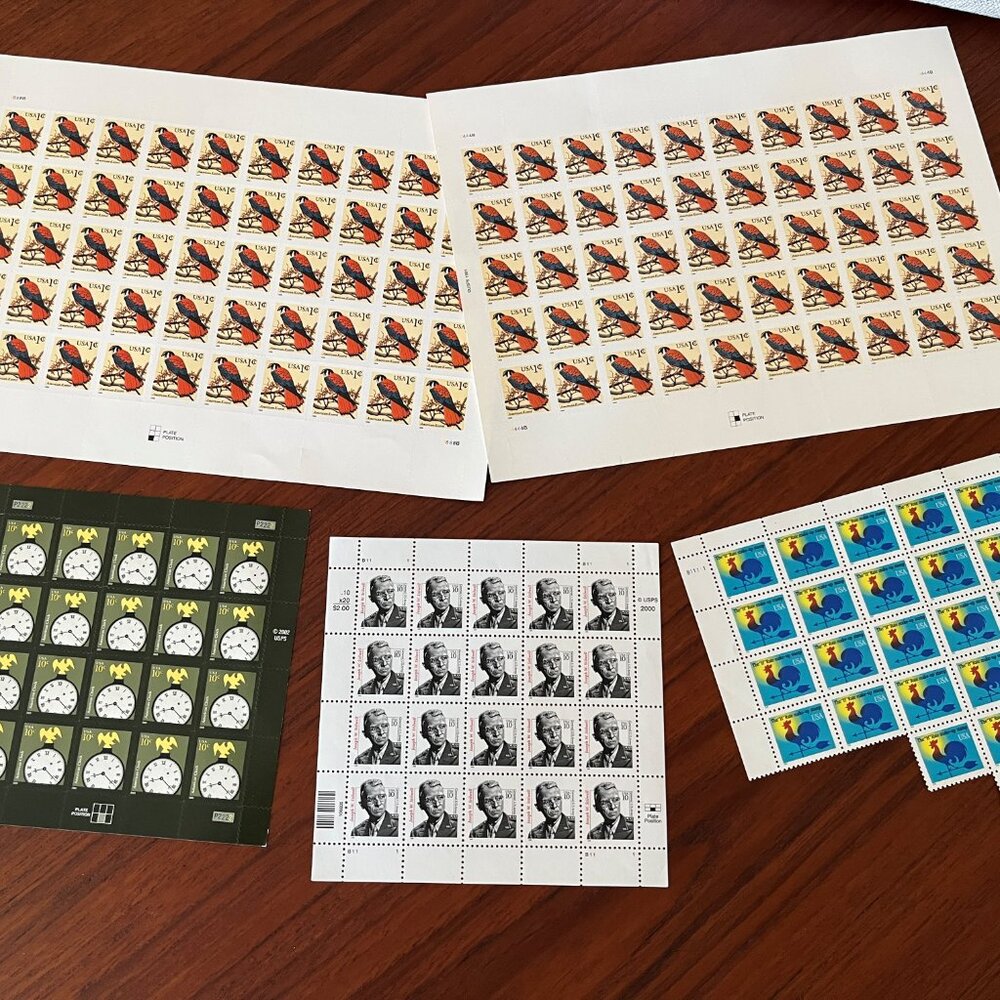 Collectors "UNUSED" US Postage Stamps (Date Range: 1991-2002)